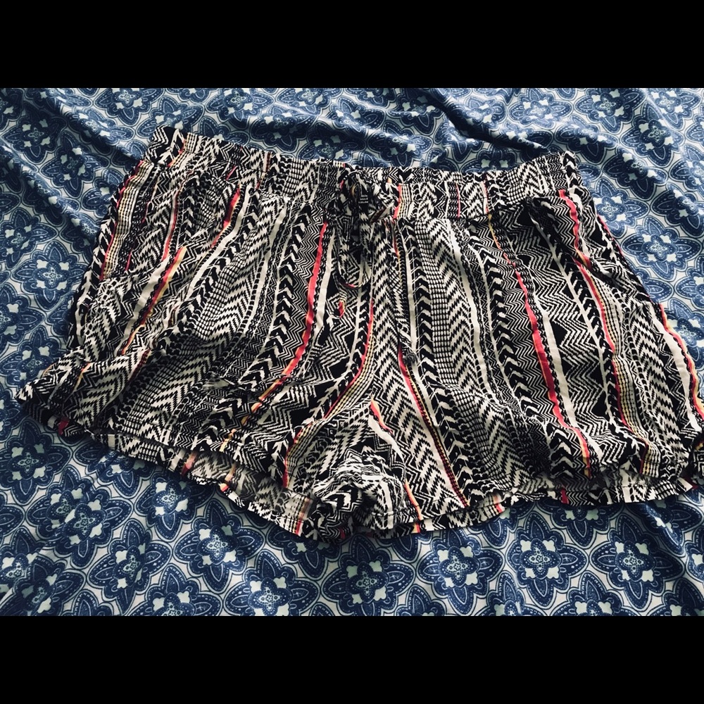 Tribal print shorts